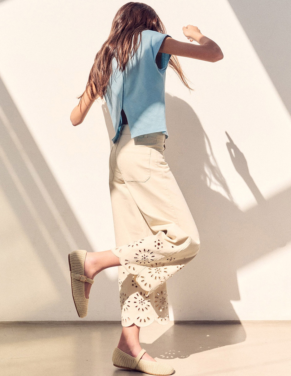 PANTALON BAJO BORDADO 2