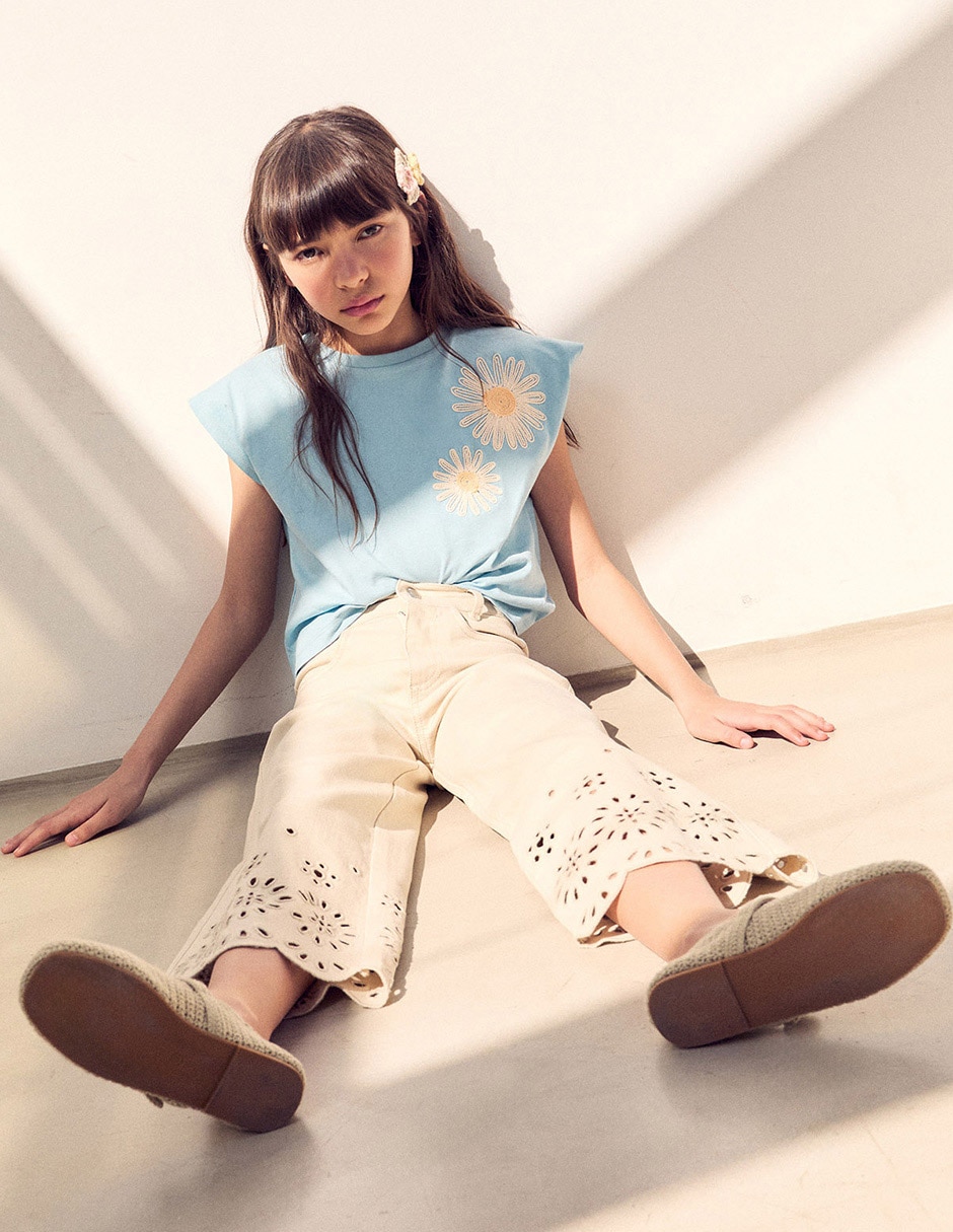 PANTALON BAJO BORDADO 3