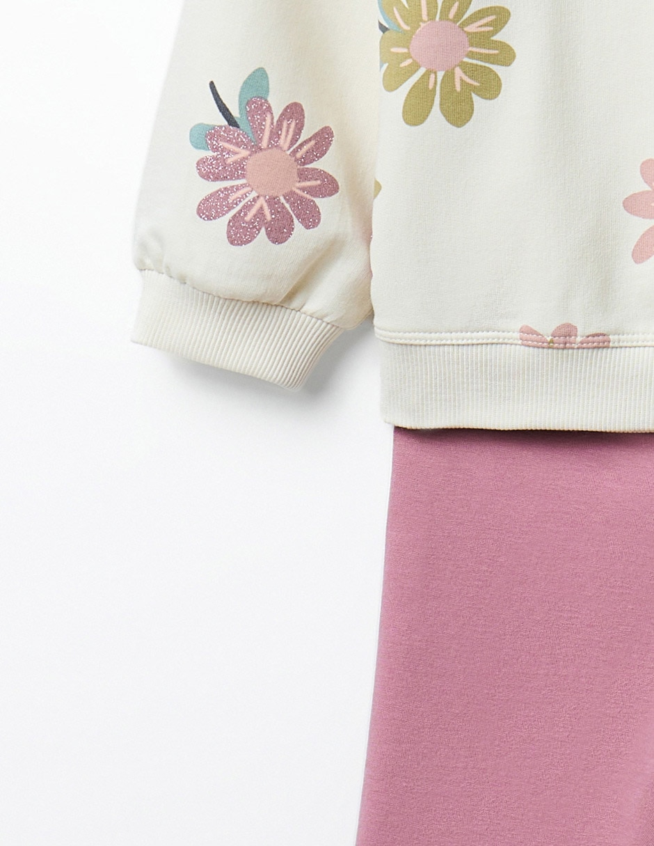 Conjunto de algodón para niña