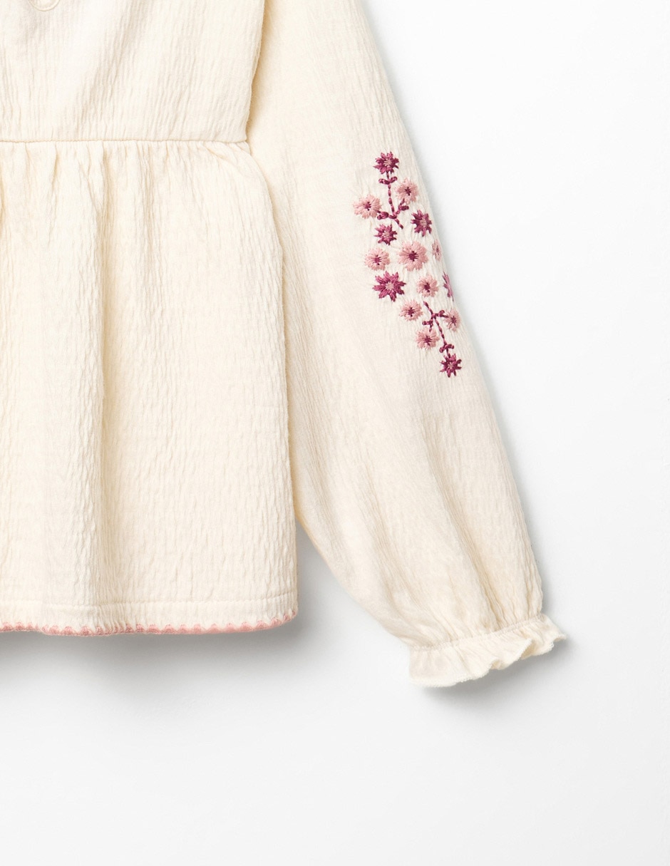 Playera manga larga para niña 6